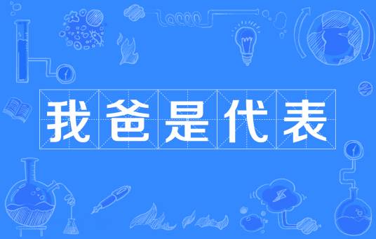 我爸是代表