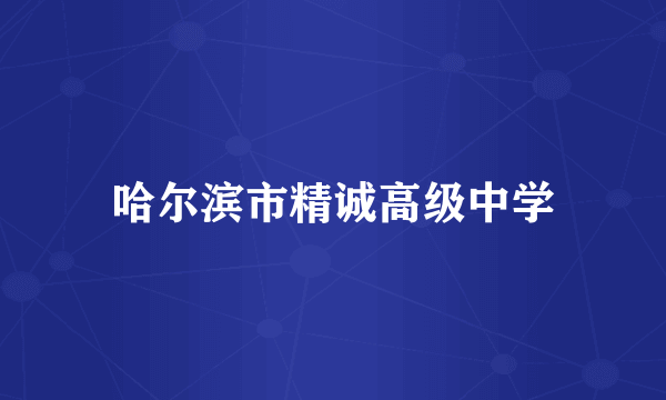 哈尔滨市精诚高级中学