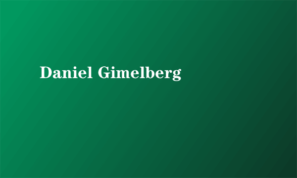 Daniel Gimelberg
