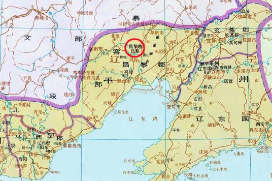 昌黎县（辽宁省境内历史政区）