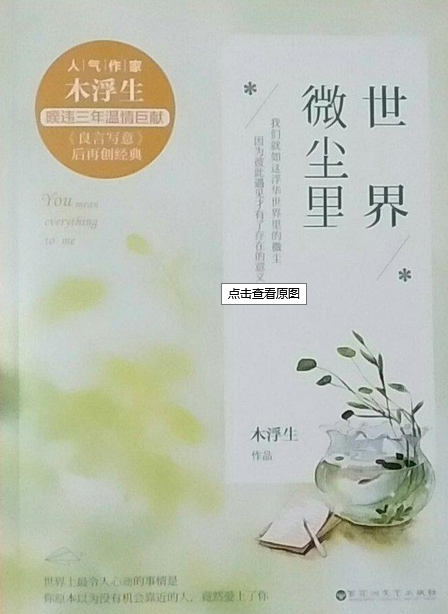 木浮生作品：良言写意+世界微尘里