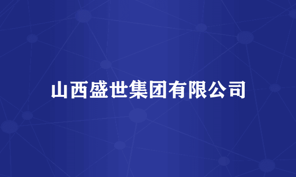 山西盛世集团有限公司