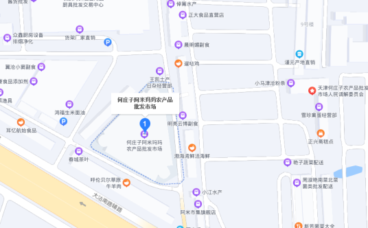 天津何庄子农产品批发市场