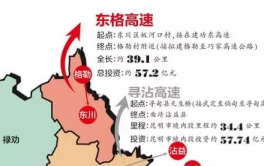 东格高速路线