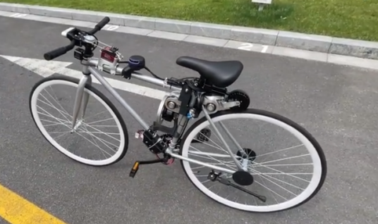 百度无人驾驶自行车
