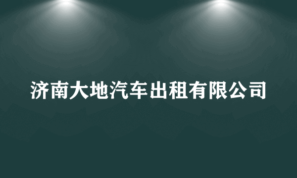 济南大地汽车出租有限公司