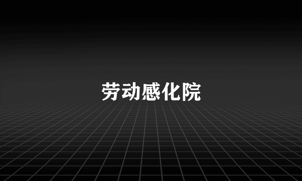 劳动感化院