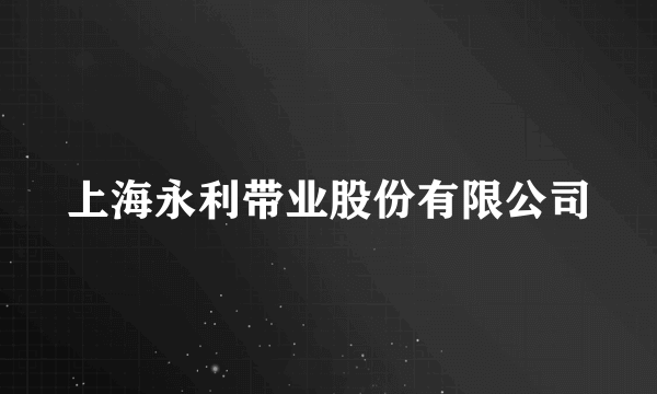 上海永利带业股份有限公司