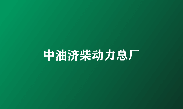中油济柴动力总厂