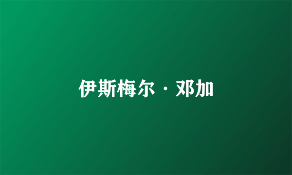 伊斯梅尔·邓加
