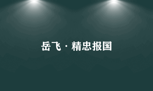 岳飞·精忠报国