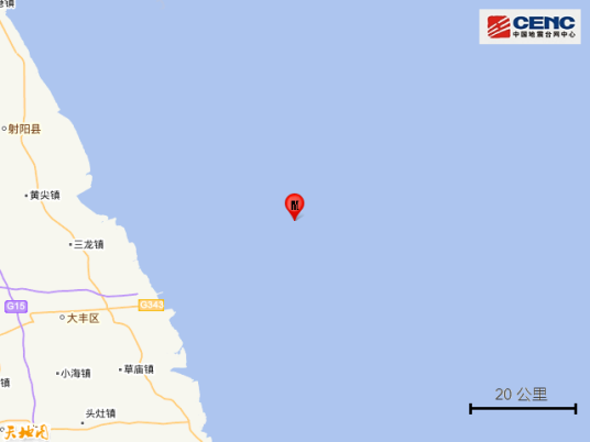 6·27盐城海域地震