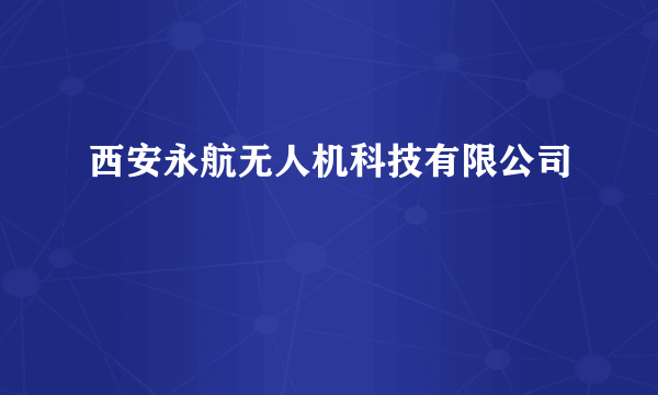 西安永航无人机科技有限公司