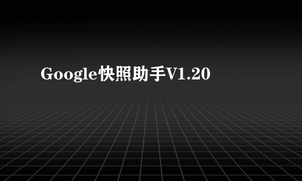 Google快照助手V1.20