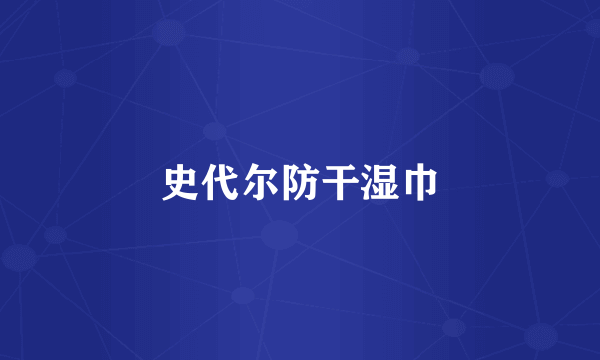 史代尔防干湿巾