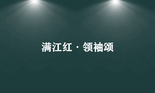满江红·领袖颂