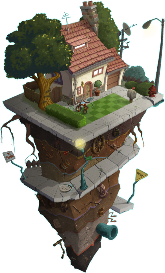 摩登世界（《植物大战僵尸2》中的游戏场景）