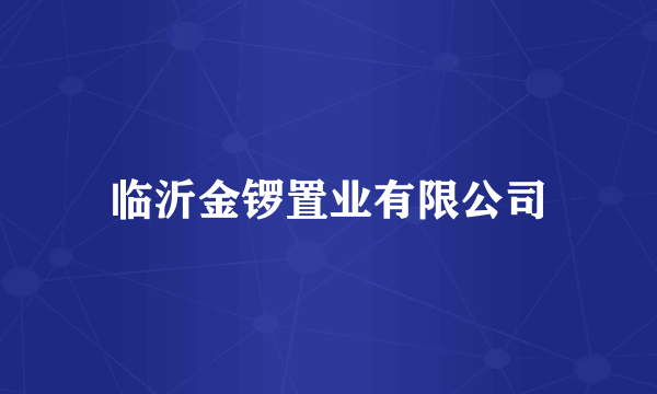 临沂金锣置业有限公司