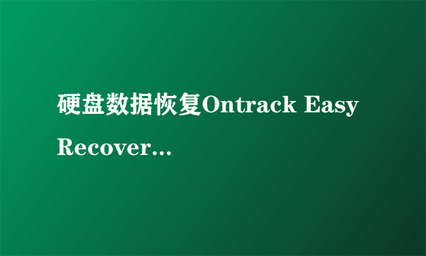 硬盘数据恢复Ontrack EasyRecovery Ent