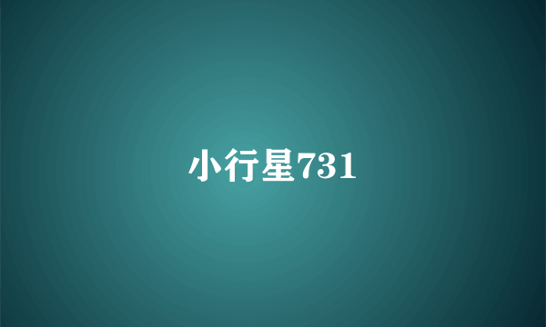 小行星731