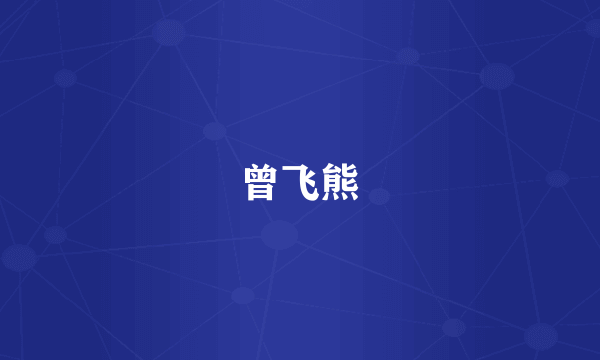 曾飞熊