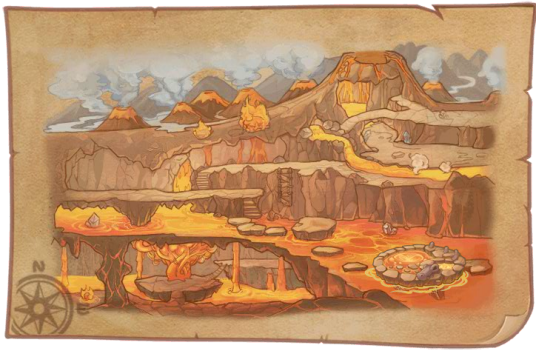 维苏威火山（游戏《洛克王国》一级场景）