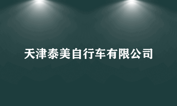 天津泰美自行车有限公司