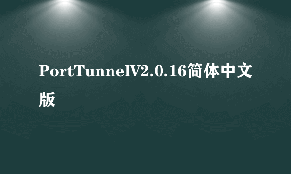 PortTunnelV2.0.16简体中文版