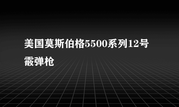 美国莫斯伯格5500系列12号霰弹枪