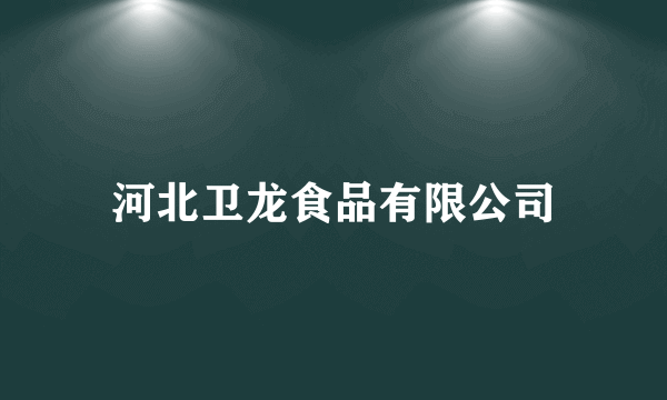 河北卫龙食品有限公司