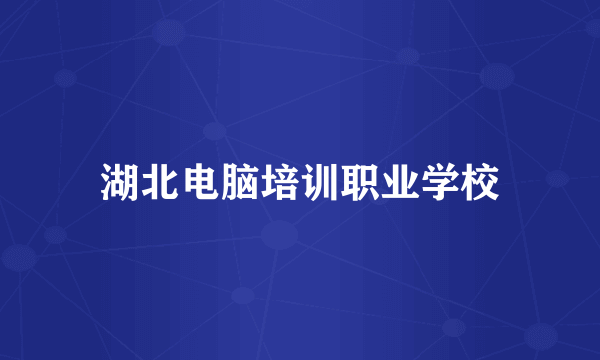 湖北电脑培训职业学校