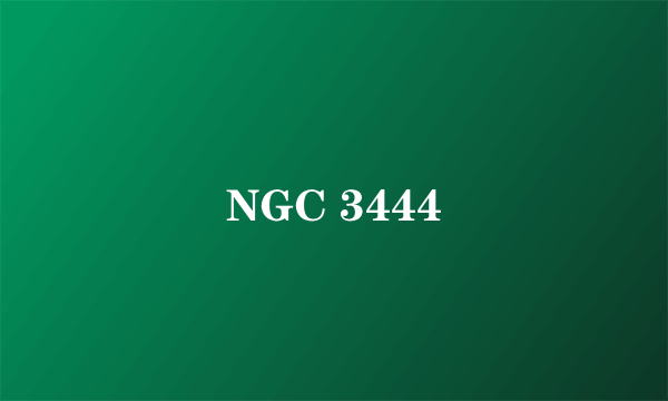 NGC 3444