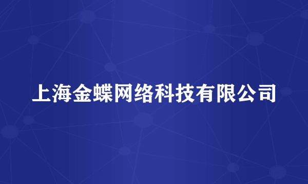 上海金蝶网络科技有限公司