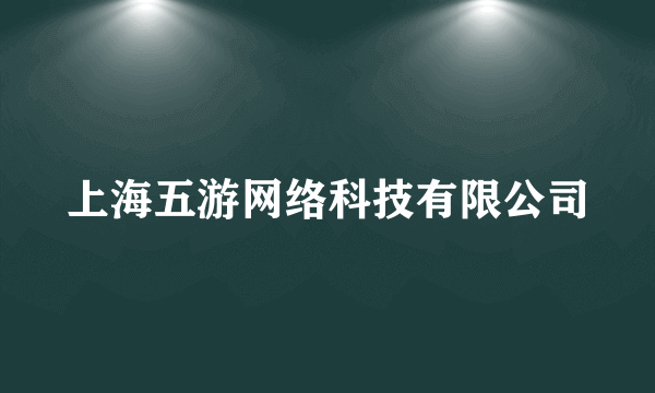 上海五游网络科技有限公司