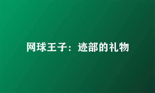 网球王子：迹部的礼物