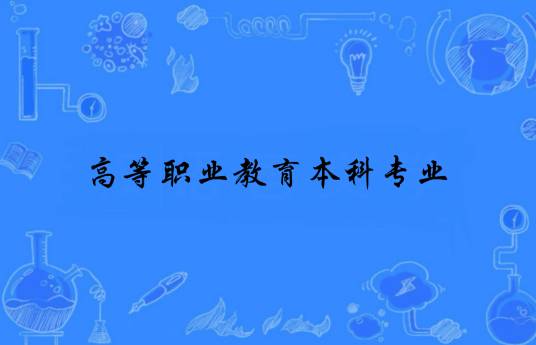 高等职业教育本科专业