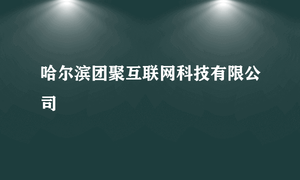 哈尔滨团聚互联网科技有限公司
