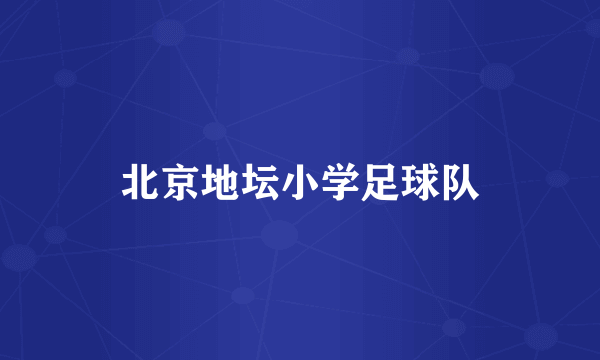 北京地坛小学足球队