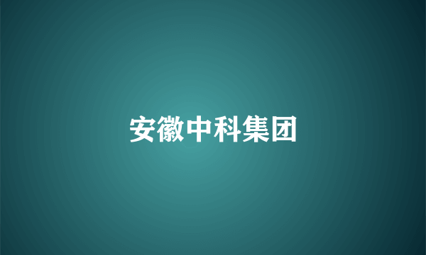 安徽中科集团