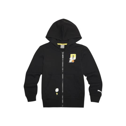 PUMA X PEANUTS FULL-ZIP HOODIE G女中大童针织外套