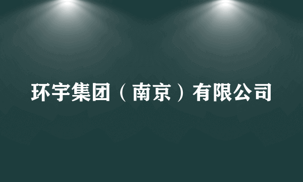 环宇集团（南京）有限公司