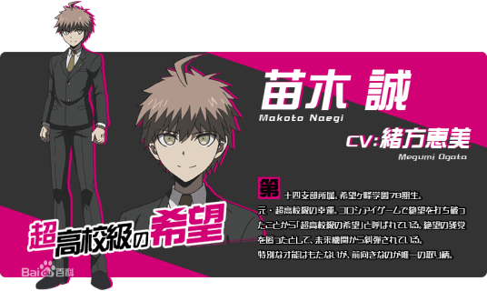 苗木诚（弹丸论破3The End of 希望之峰学园中的人物）