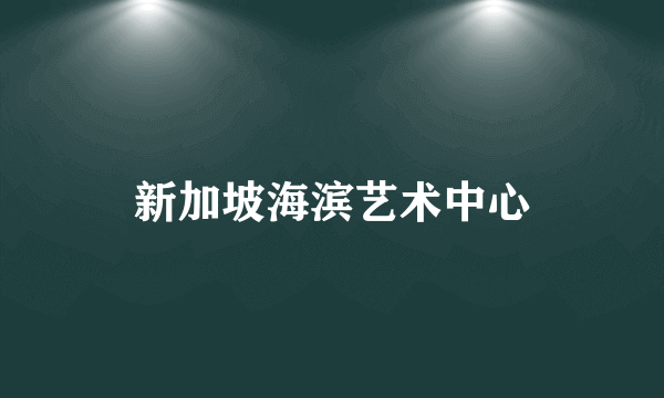 新加坡海滨艺术中心