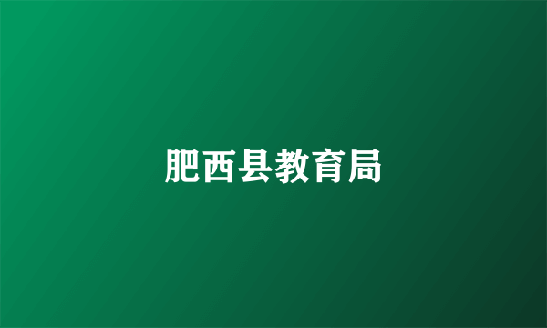 肥西县教育局