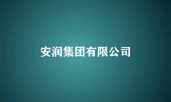 安润集团有限公司