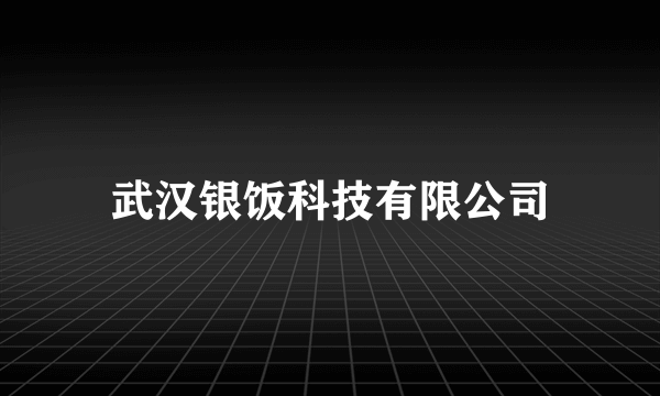 武汉银饭科技有限公司