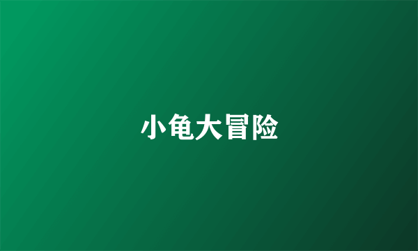 小龟大冒险