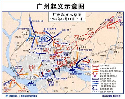 广州起义（1927年中共发动反抗国民党右派的起义）