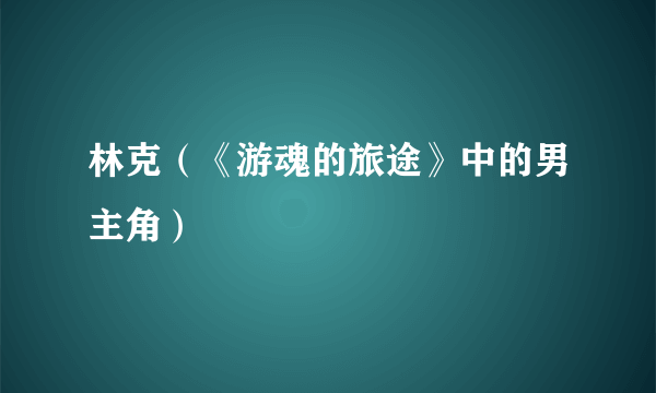 林克（《游魂的旅途》中的男主角）