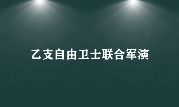 乙支自由卫士联合军演